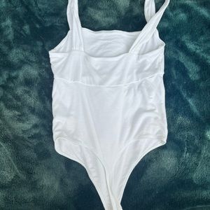 A&F White Bodysuit